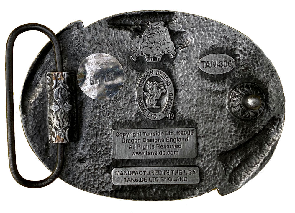 Entwined Bird Buckle - Red